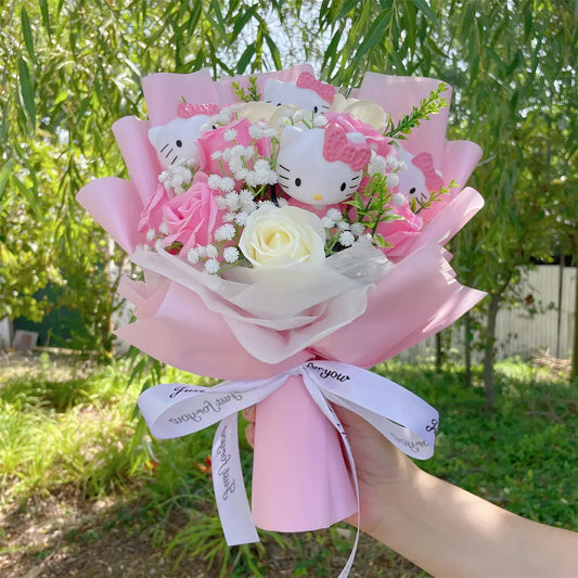 Plush Dolls  Flower Bouquet