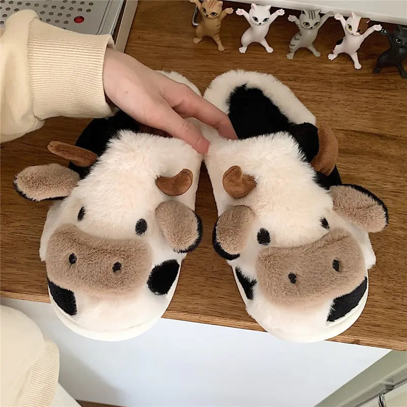 Fluffy Cute Animal Slippers