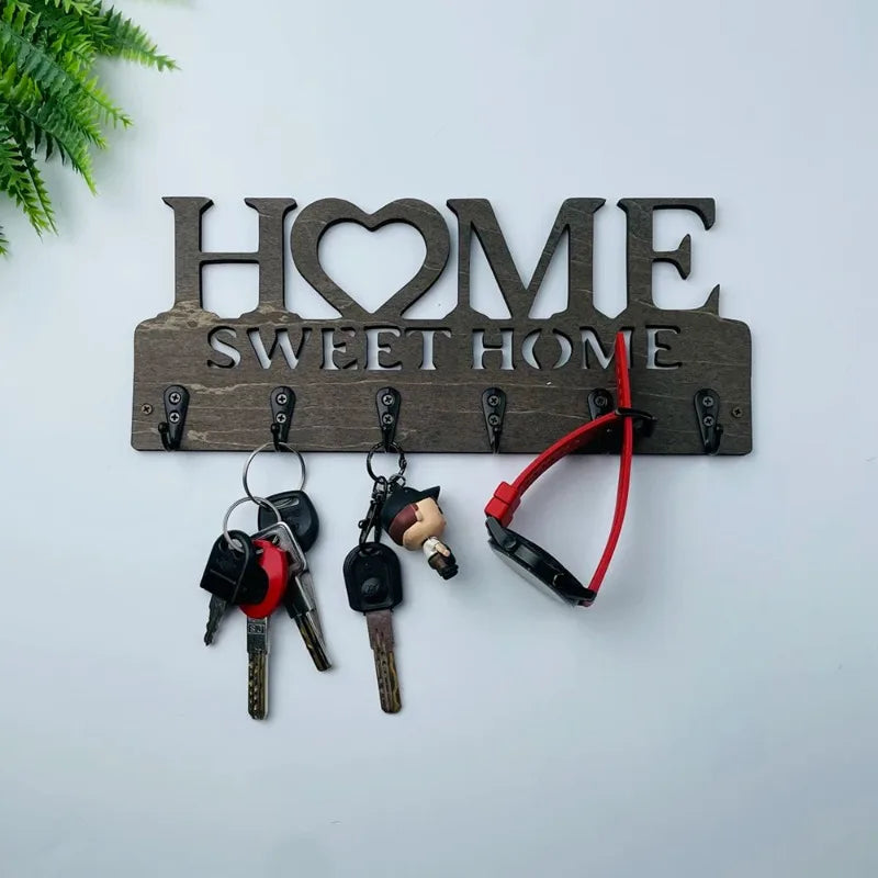 Black Metal Key Hanger